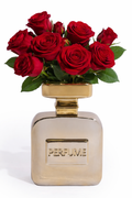 Electro Gold Perfume Bottle Vase