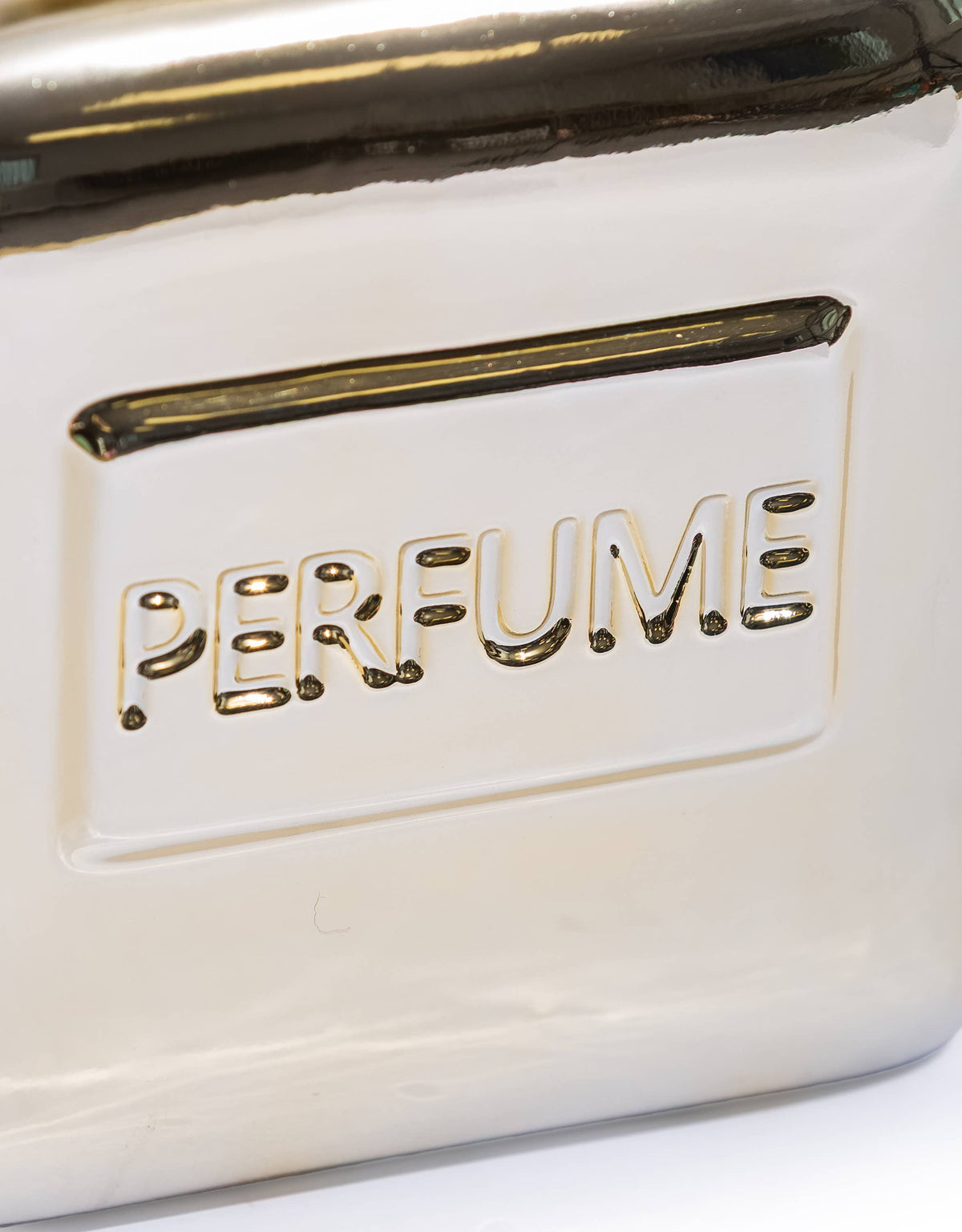 Electro Gold Perfume Bottle Vase