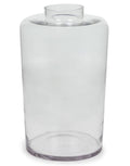Medium Clear Glass Jar Vase