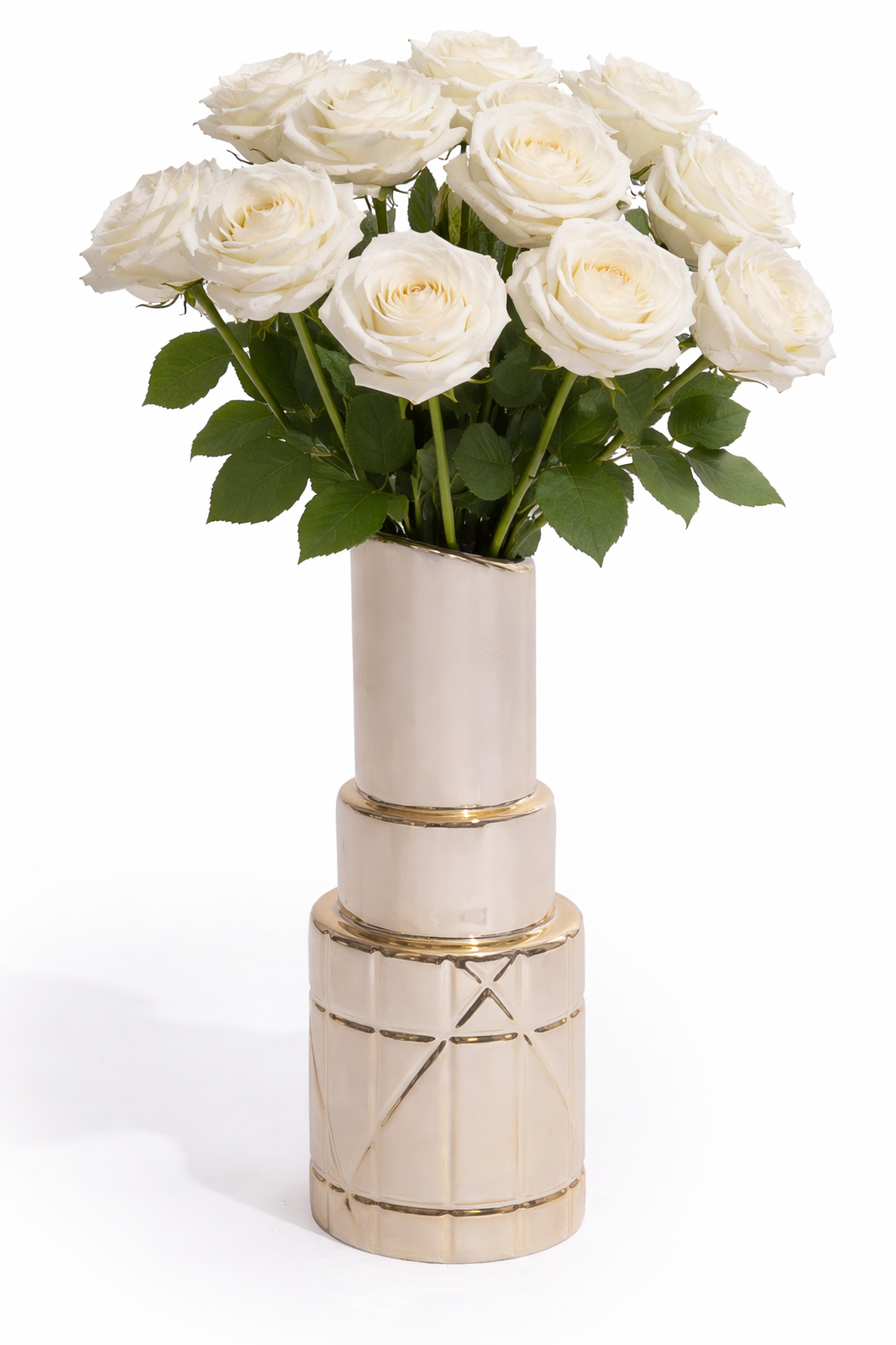 Electro Gold Lipstick Vase
