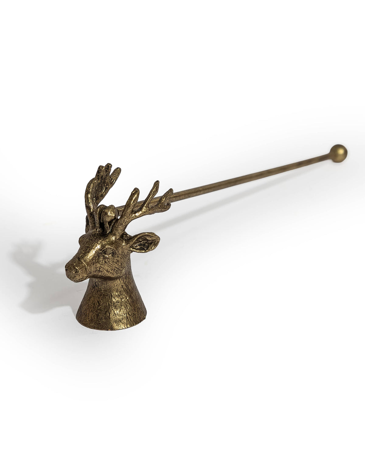 Antique Gold Stag Candle Snuffer