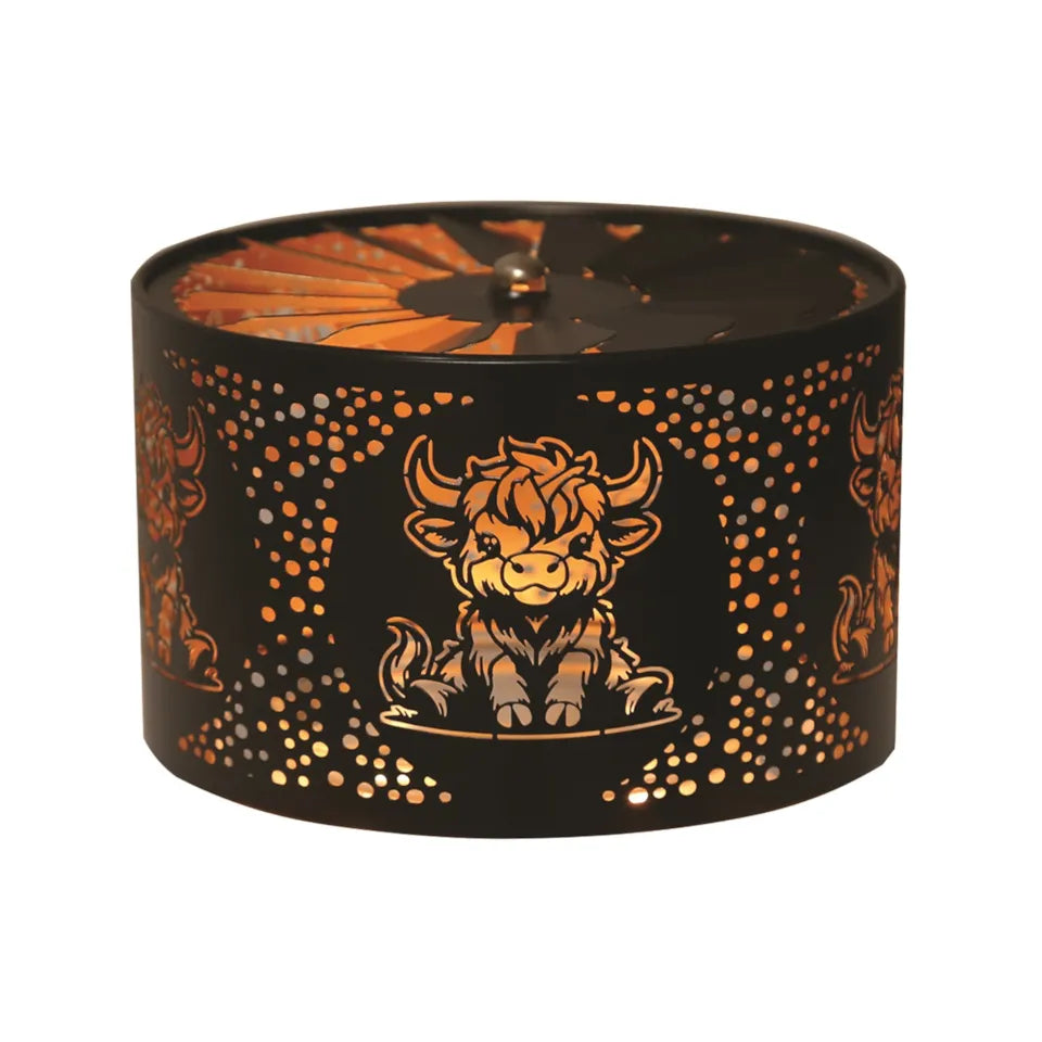 LARGE JAR CANDLE TURNING CAROUSELS