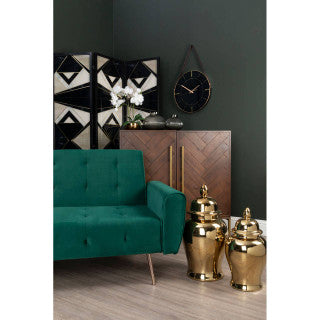 Large Gold Shiny Ginger Jar