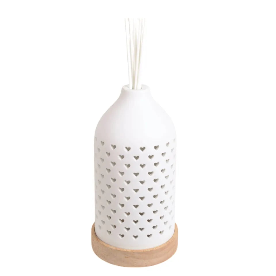 Led Heart print 100ml reed diffuser