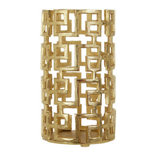 Gold Delphi Candle Holders