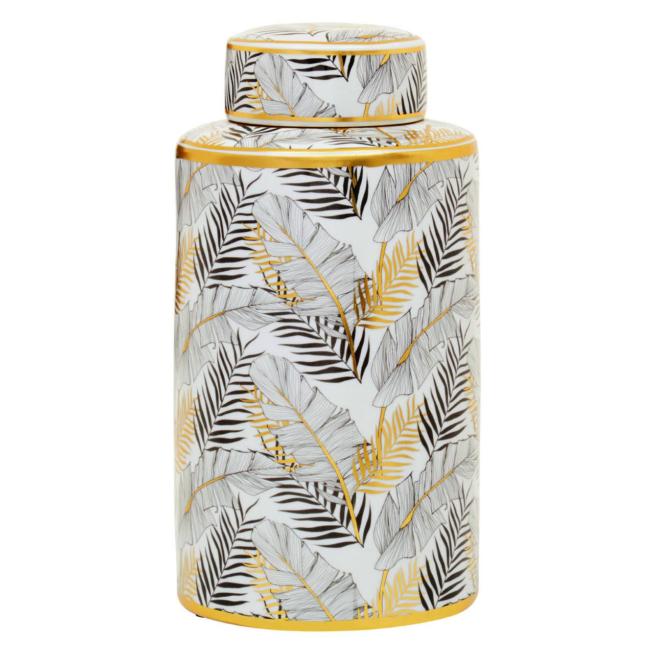 Doria Leaf Ginger Jar