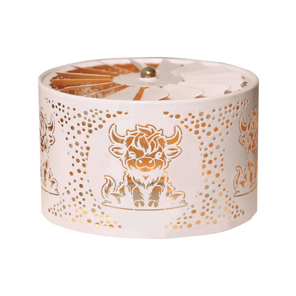 LARGE JAR CANDLE TURNING CAROUSELS