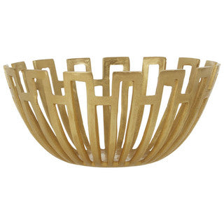 Gold Delphi Aliminium Bowl