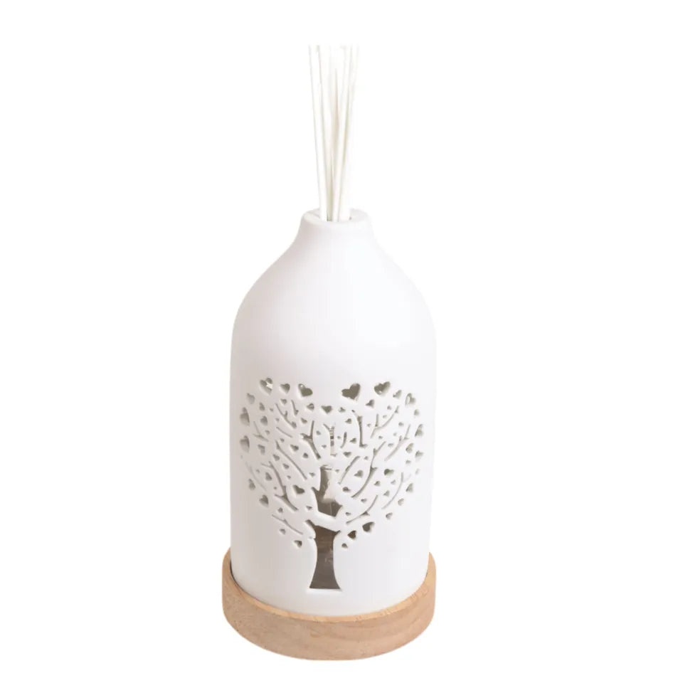 Led 100 ml diffuser tree of life design