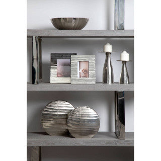 Silver Aliminium Nickel Vases