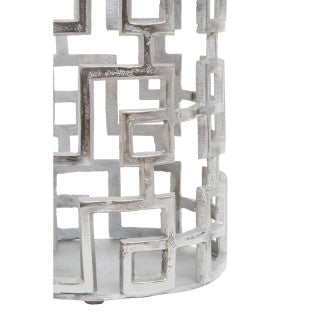 Silver Delphi Candle Hurricanes