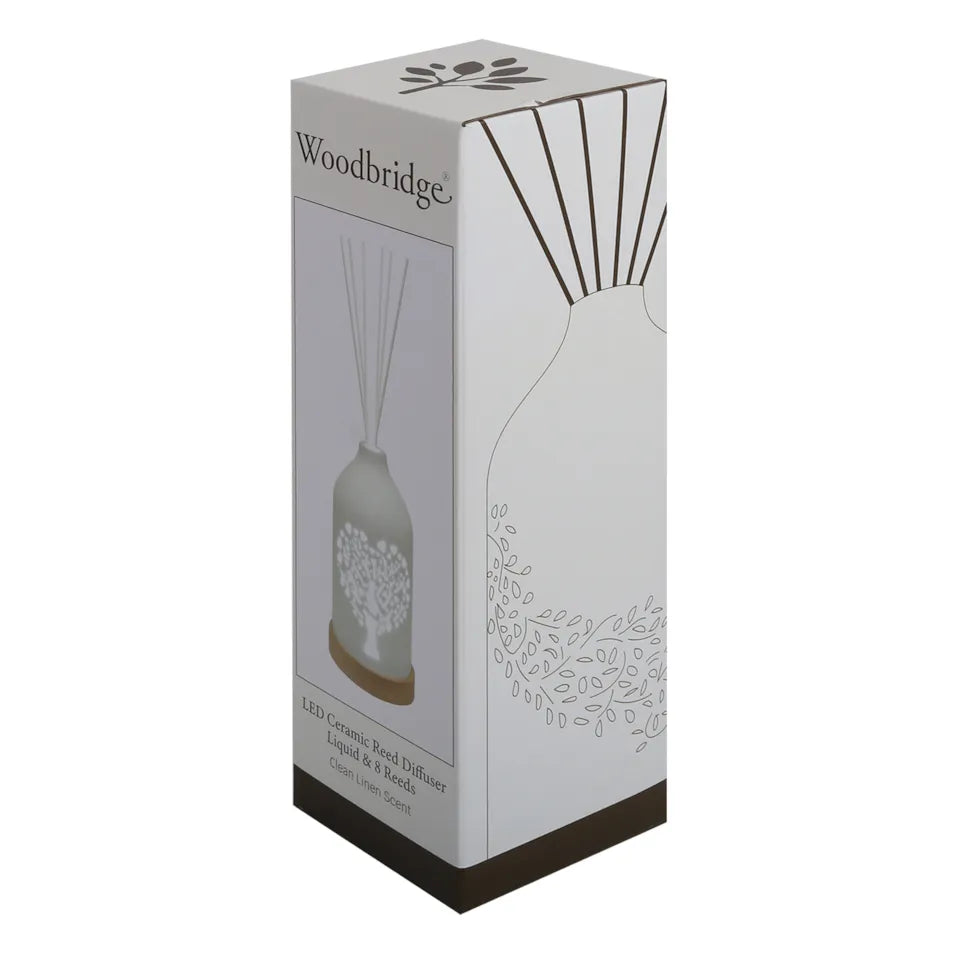 Led 100 ml diffuser tree of life design
