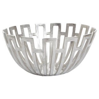 Silver Delphi Aliminium Bowl