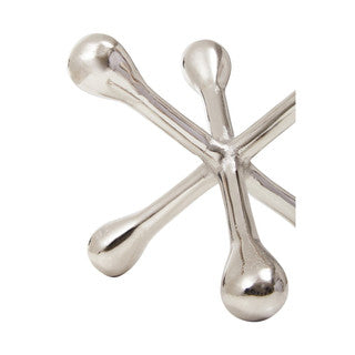 Silver Aliminium Jack Sculpture