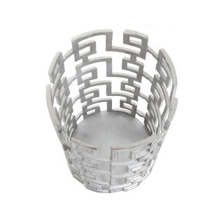 Silver Delphi Candle Hurricanes