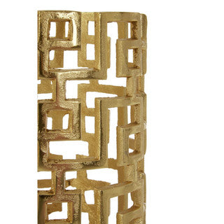 Gold Delphi Candle Holders