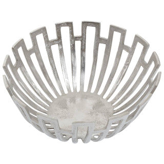 Silver Delphi Aliminium Bowl