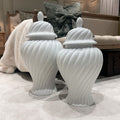 White Ginger Jars