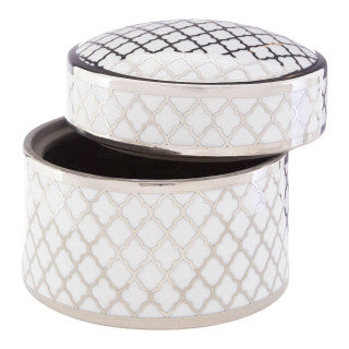 Silver & White Renne Ceramic Range