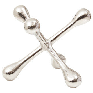 Silver Aliminium Jack Sculpture