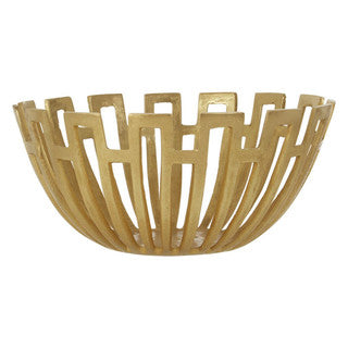 Gold Delphi Aliminium Bowl