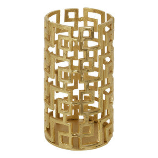 Gold Delphi Candle Holders
