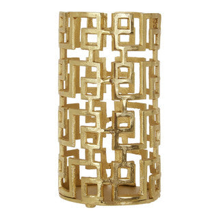 Gold Delphi Candle Holders