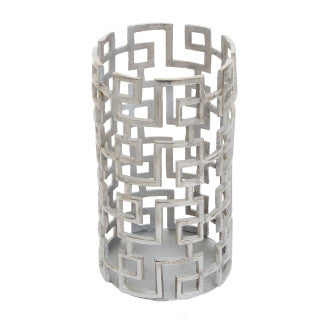Silver Delphi Candle Hurricanes